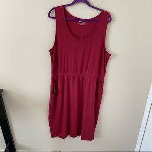 Betabrand Scoop Neck Plus Size Stretch Dress